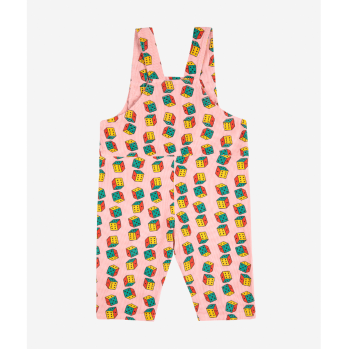 KIDS Bobo Choses Dices All Over Micro Corduroy Dungaree Overalls - Image 2 of 5