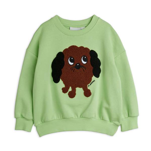 KIDS Mini Rodini Doggie Chenille Sweatshirt KIDS Mini Rodini Doggie Chenille Sweatshirt