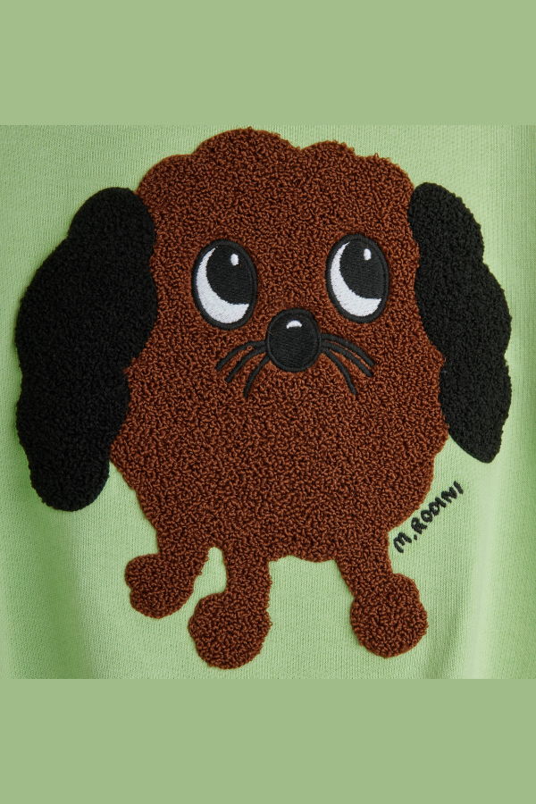 KIDS Mini Rodini Doggie Chenille Sweatshirt