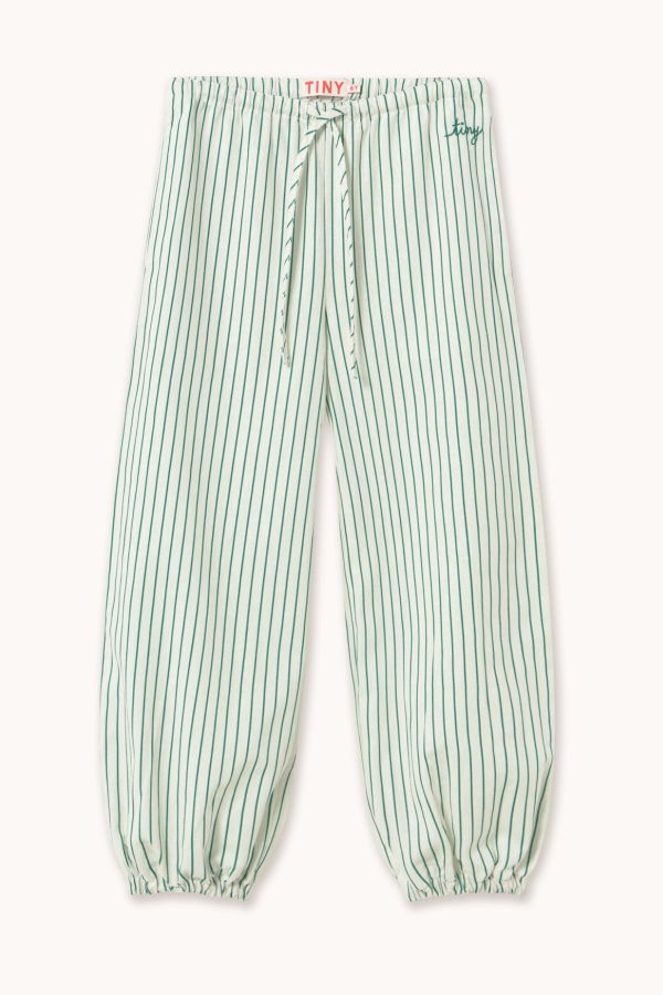 KIDS Tinycottons Emerald Stripes Pants