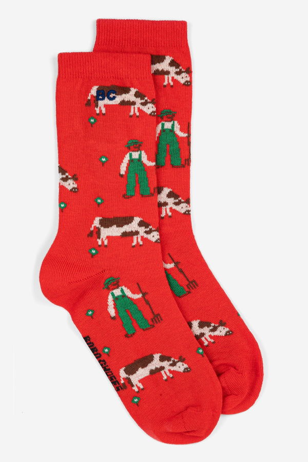 KIDS Bobo Choses Farm Adventure Long Socks
