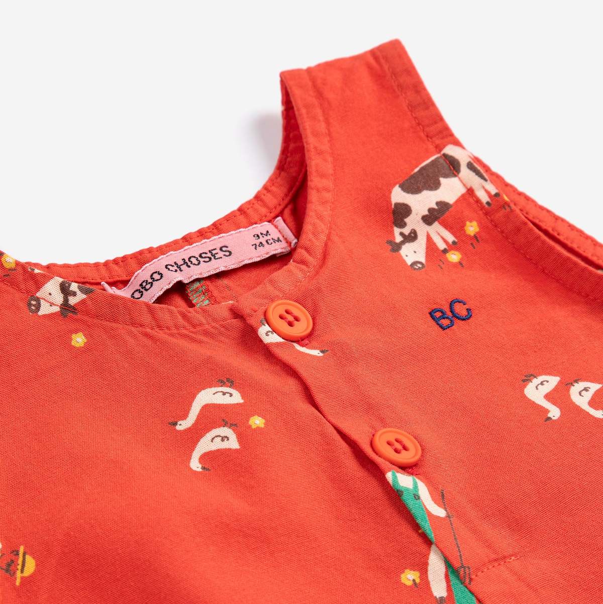 KIDS Bobo Choses Farm Adventure Playsuit - Image 2 of 3