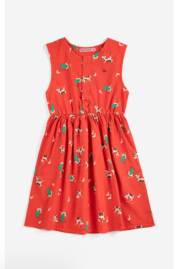 KIDS Bobo Choses Farm Adventure Woven Dress