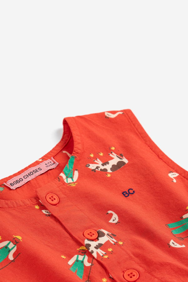 KIDS Bobo Choses Farm Adventure Woven Dress