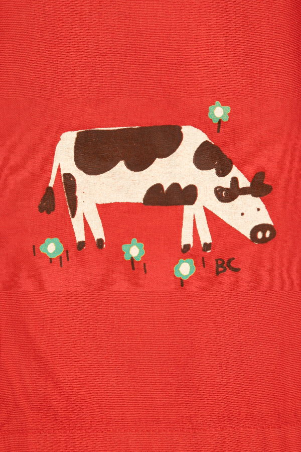 KIDS Bobo Choses Farm Adventure Woven Shirt - Red