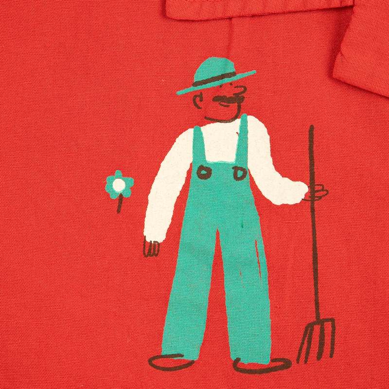 KIDS Bobo Choses Farm Adventure Woven Shirt - Red