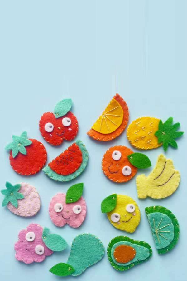 Fair Play Projects Felt Fruit Mascots Kit