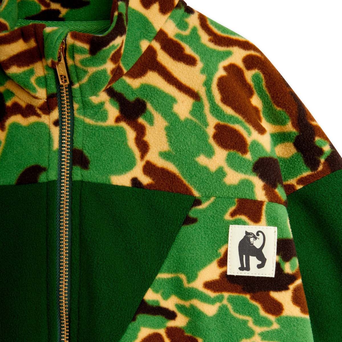 KIDS Mini Rodini Fleece Zip Jacket - Image 3 of 3