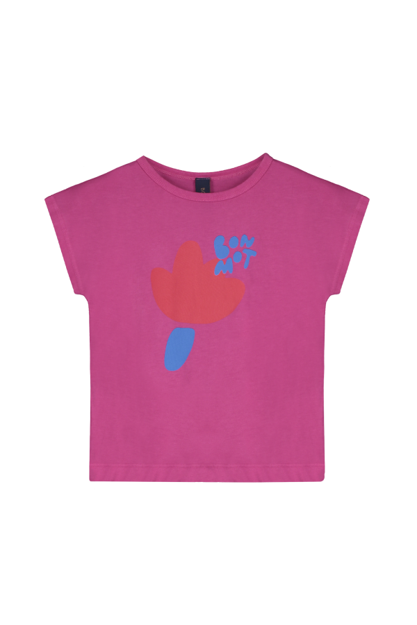 KIDS Bonmot Flower T-Shirt