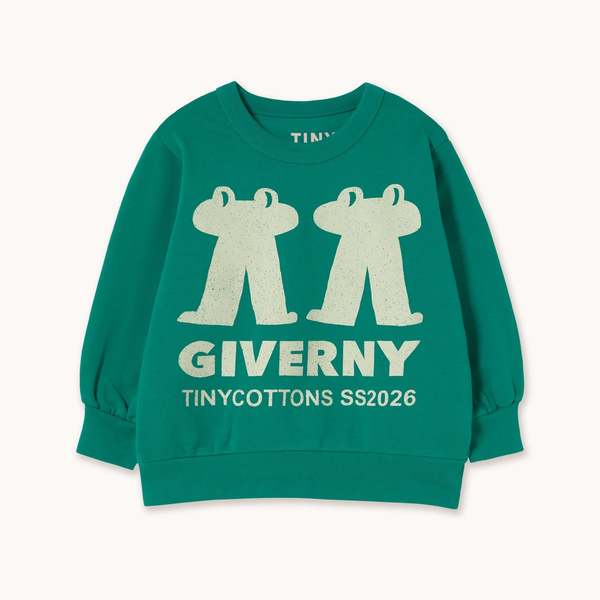 KIDS Tinycottons Frog & Frog Graphic Sweatshirt