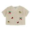 KIDS Émile et Ida Fruits Crochet Cardigan - Creme - Thumbnail 1