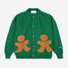 KIDS Bobo Choses Gingerbread Cardigan - Thumbnail 1