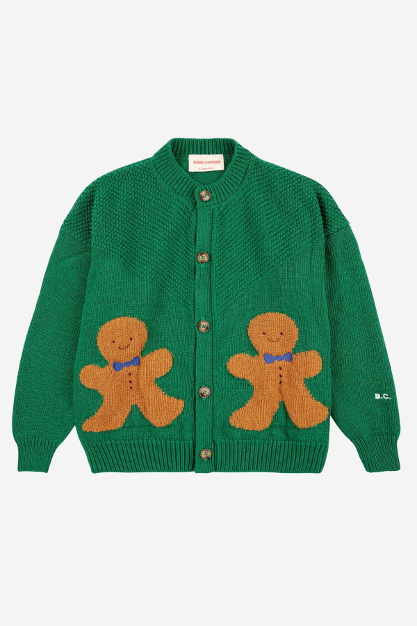 KIDS Bobo Choses Gingerbread Cardigan