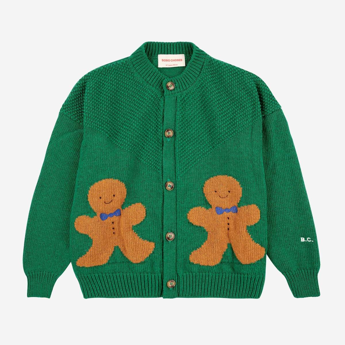 KIDS Bobo Choses Gingerbread Cardigan - Image 1 of 4