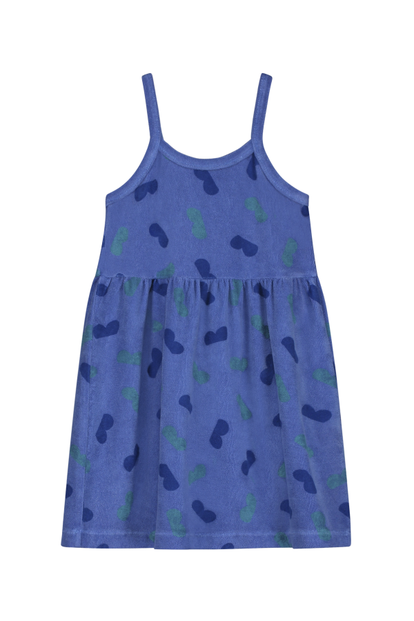 KIDS Bonmot Halfs Dress - Mid Blue