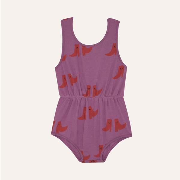 KIDS The Campamento Happy Boots Playsuit