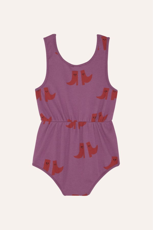 KIDS The Campamento Happy Boots Playsuit