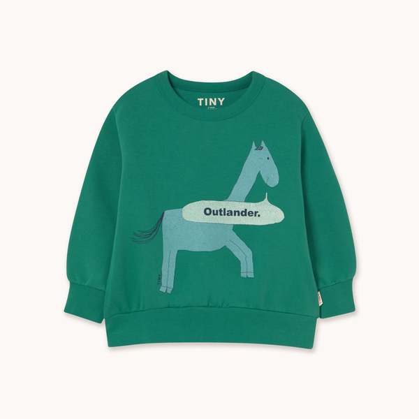 KIDS Tinycottons Horse Graphic Sweatshirt
