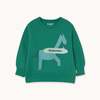 KIDS Tinycottons Horse Graphic Sweatshirt - Thumbnail 1