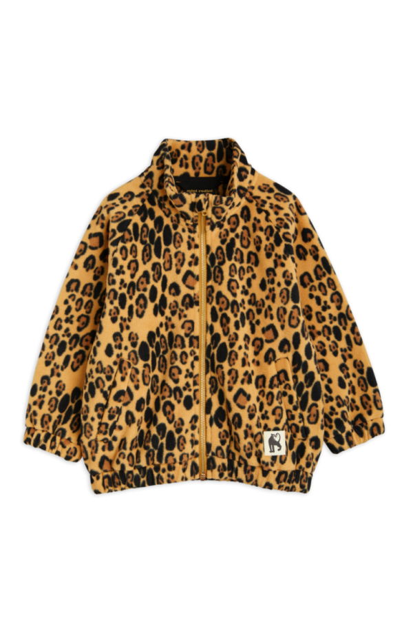KIDS Mini Rodini Leopard Fleece Jacket