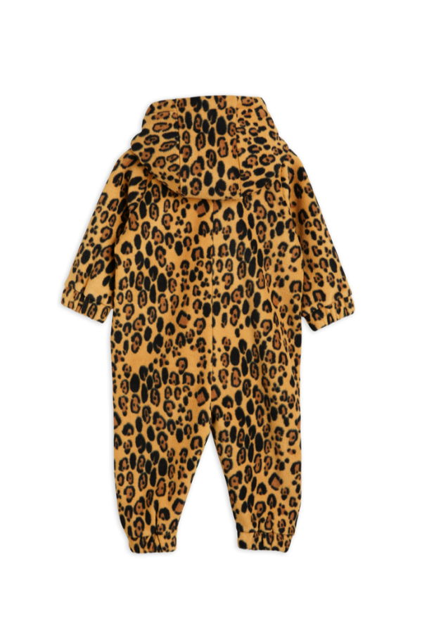 KIDS Mini Rodini Leopard Fleece Onesie