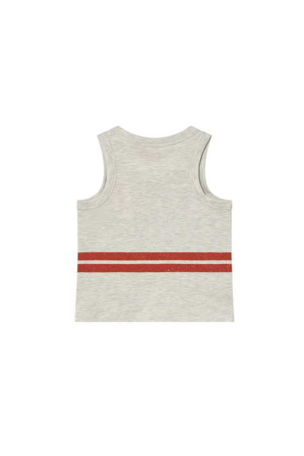 KIDS Tinycottons Logo Stripes Tank Top