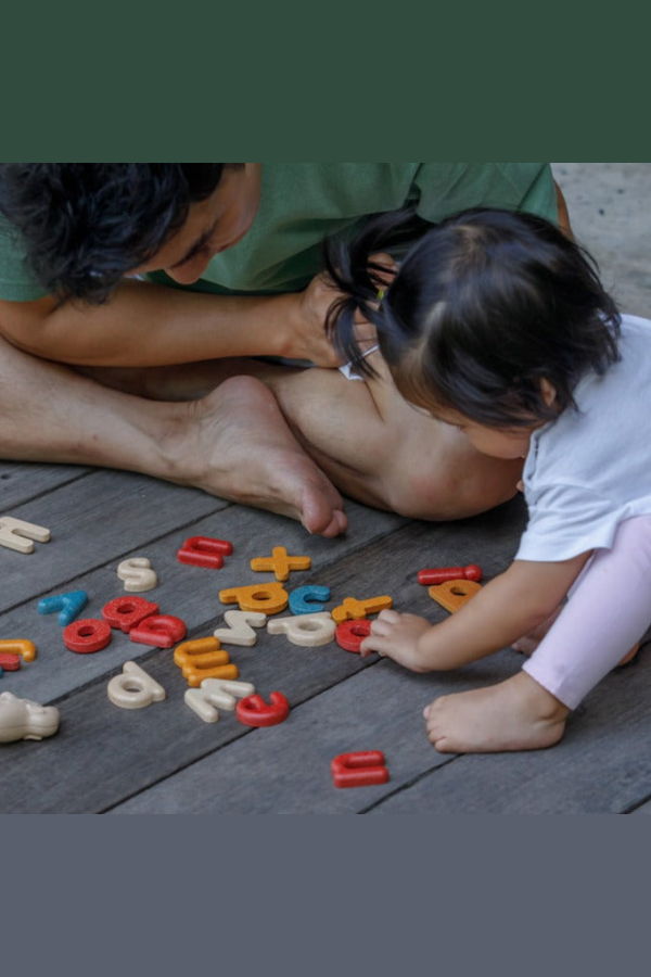 Kids PlanToys Lower Case Alphabet Set