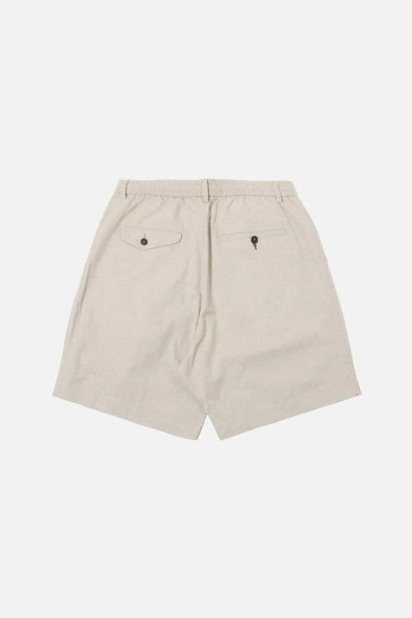 Universal Works Pleated Track Short - Brown Kennedy