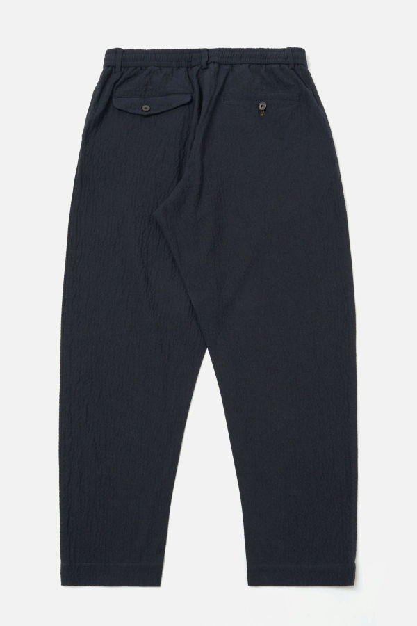Universal Works Ospina Cotton Oxford Pant - Navy