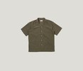 Universal Works Organic Cotton Sal Road Shirt - Brown  - Thumbnail 1