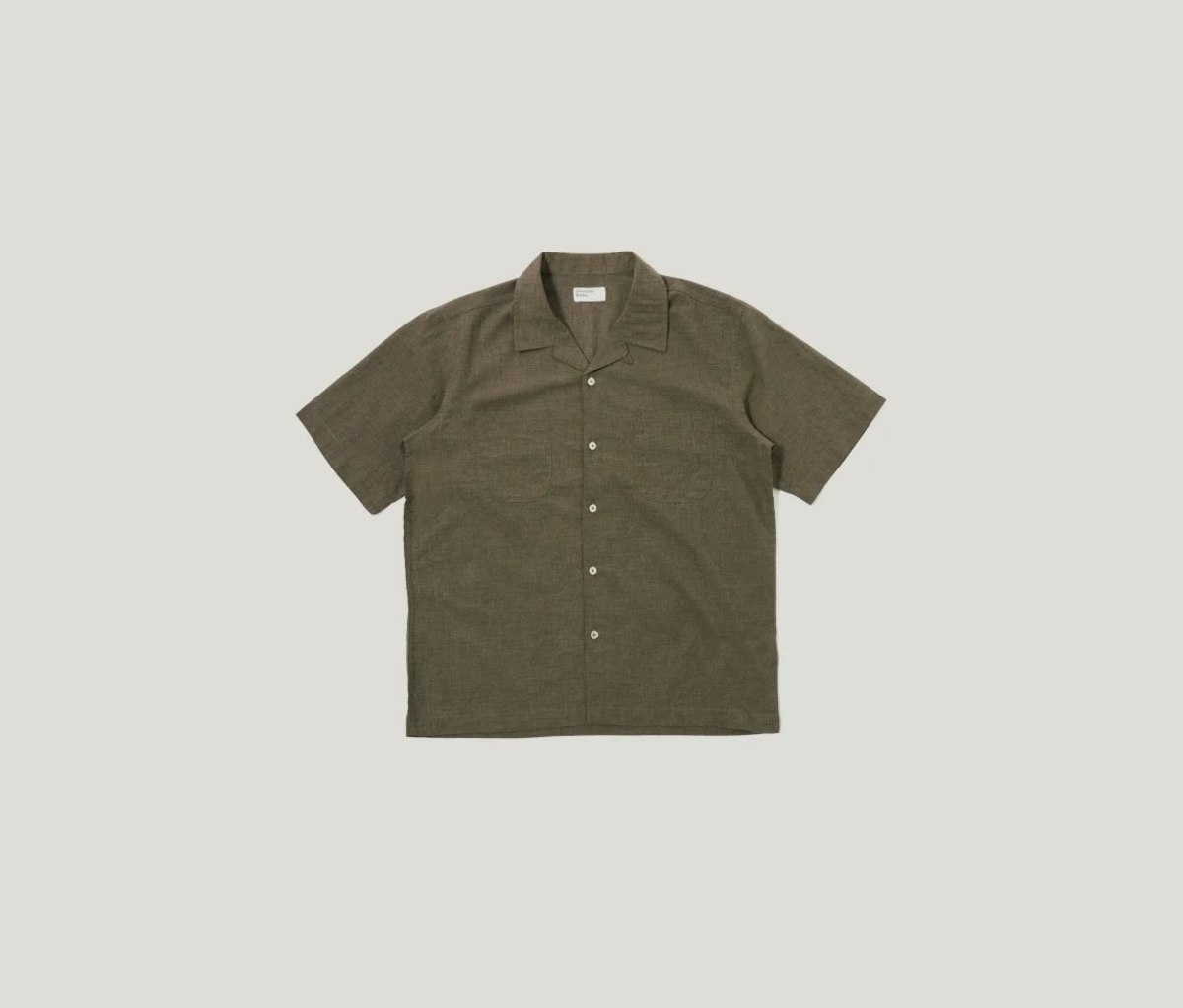 Universal Works Organic Cotton Sal Road Shirt - Brown  - Image 1 of 4