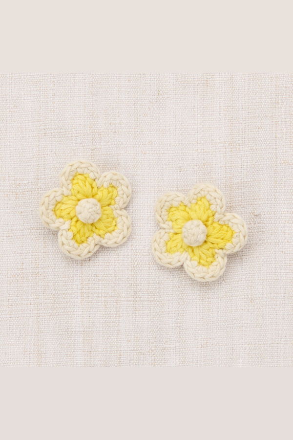 KIDS Misha & Puff Medium Flower Clip Set