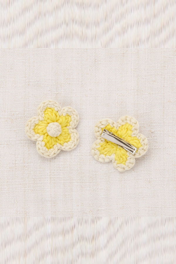 KIDS Misha & Puff Medium Flower Clip Set