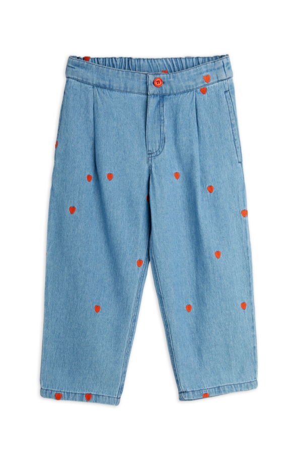 KIDS Mini Rodini Mini Hearts Woven Trousers