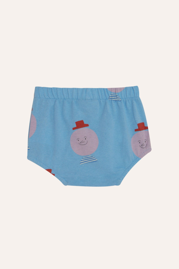 KIDS The Campamento Mr. Happy Man Baby Bloomer - Blue