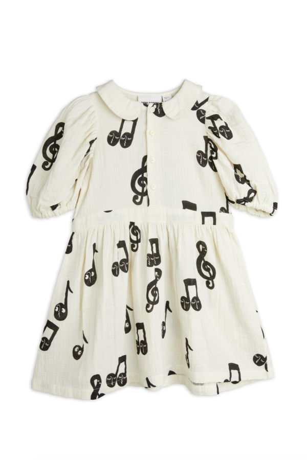 KIDS Mini Rodini Note Muslin Dress