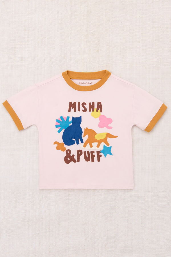 KIDS Misha & Puff Pasture Applique Tee