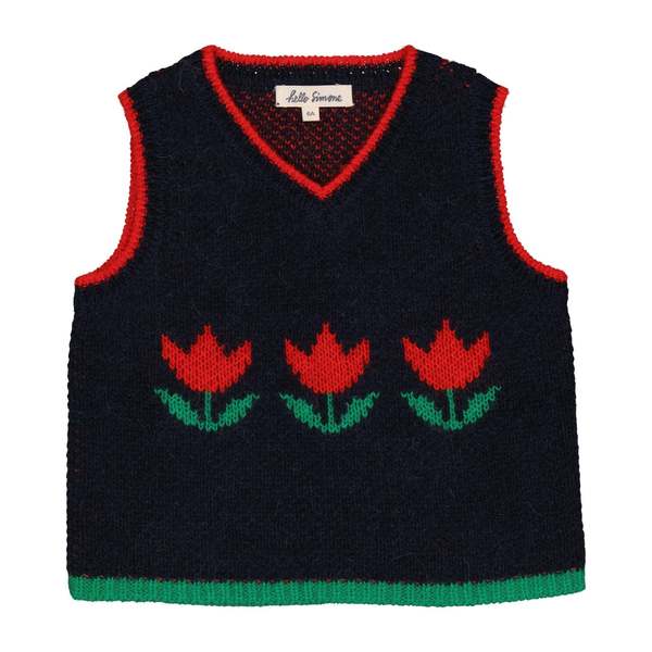 KIDS HELLO SIMONE Pepette Knit Vest KIDS HELLO SIMONE Pepette Knit Vest