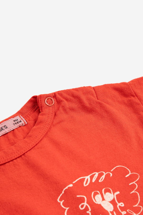 KIDS Bobo Choses Pickles the Dog Baby T-Shirt - Red