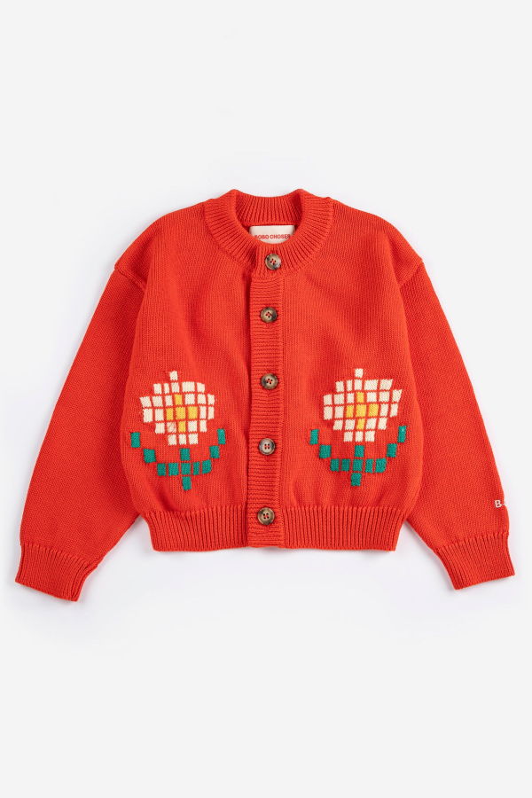 KIDS Bobo Choses Pixel Daisy Cardigan
