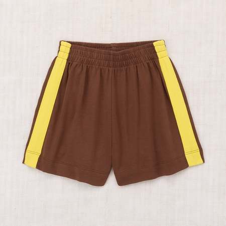Misha & Puff Child Scallop Hem Shorts Vintage Yellow | Garmentory