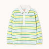 KIDS Tinycottons Retro Stripes Polo Sweatshirt - Thumbnail 1