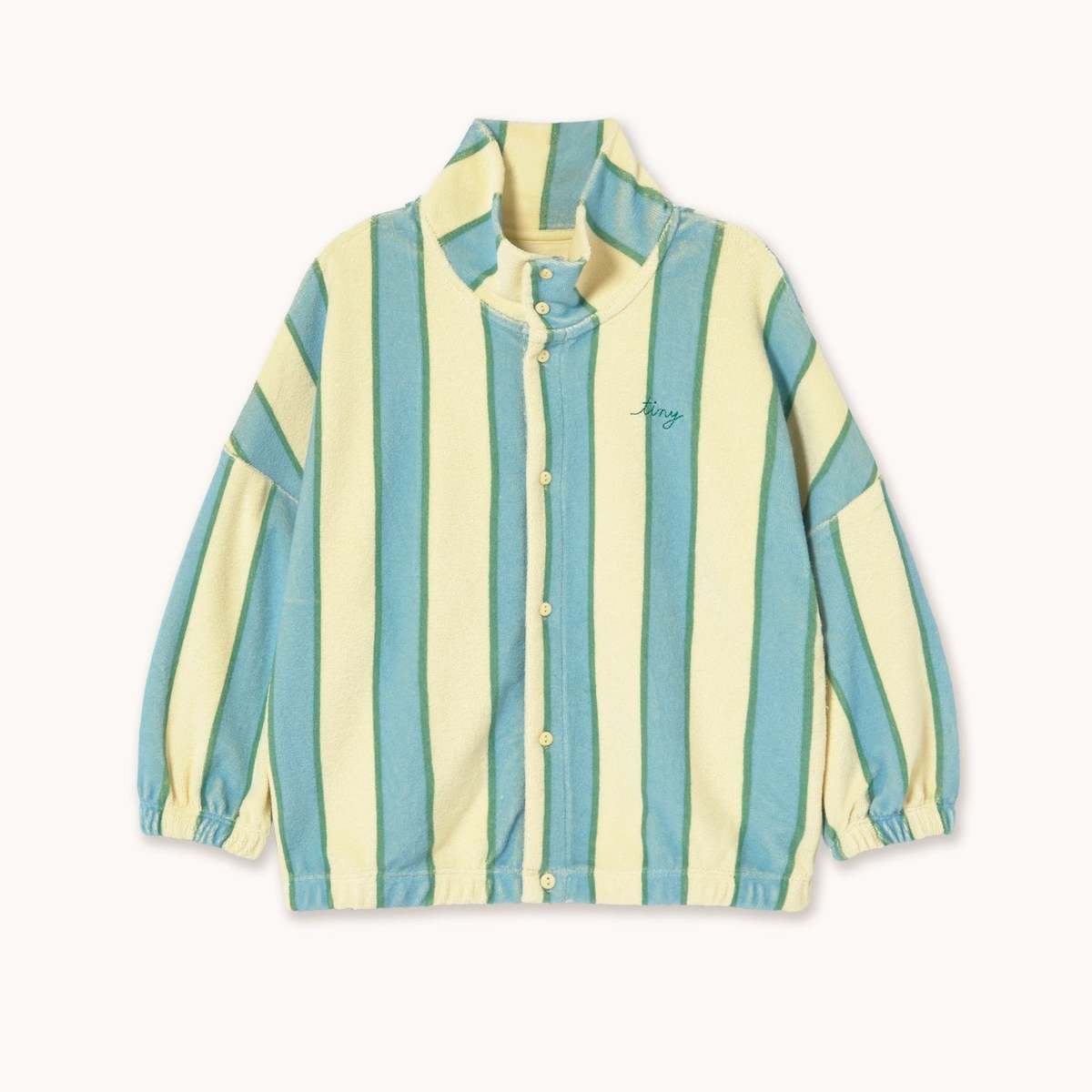 KIDS Tinycottons Retro Stripes Towel Sweatshirt - Image 1 of 3