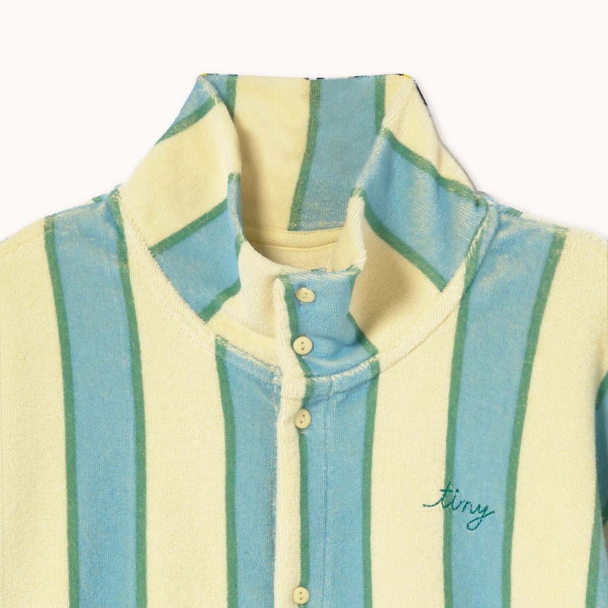 KIDS Tinycottons Retro Stripes Towel Sweatshirt - Image 3 of 3