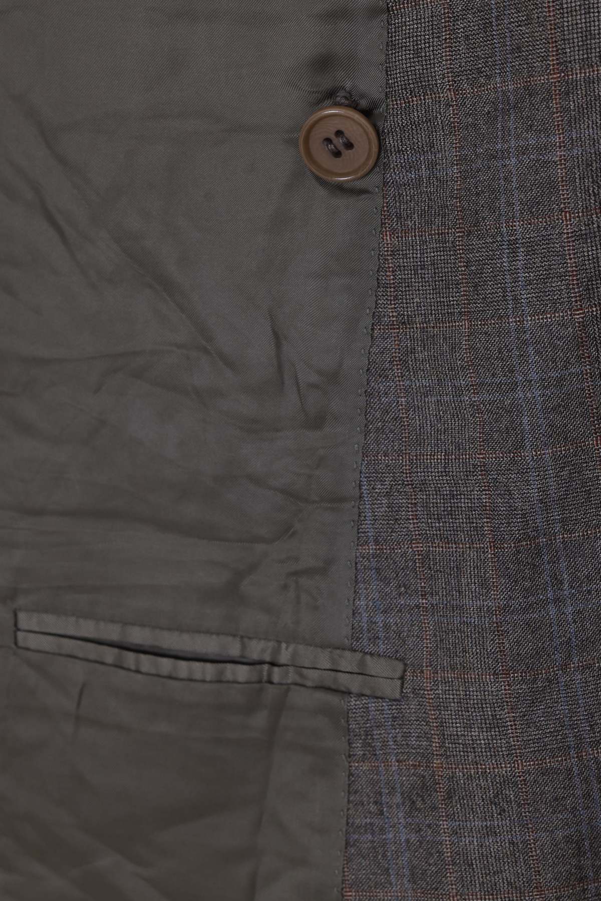 CANALI (Italy) 1985–1995, Double-Breasted Blazer, Super 130’s, Windowpane - Image 6 of 8