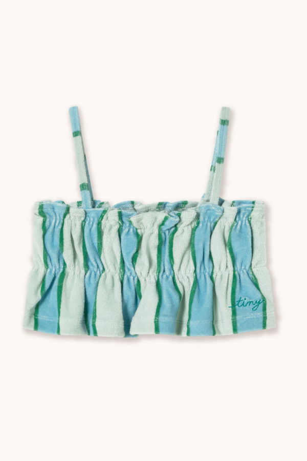 KIDS Tinycottons Retro Stripes Towel Top