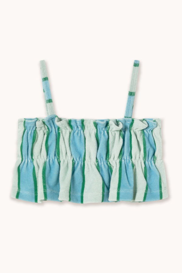 KIDS Tinycottons Retro Stripes Towel Top