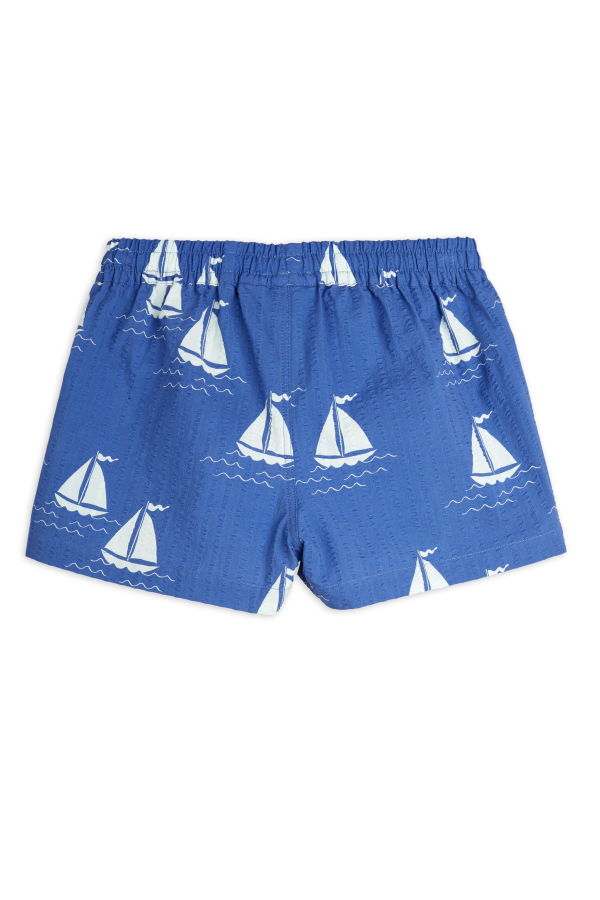 KIDS Mini Rodini Sailing Boats Woven Shorts