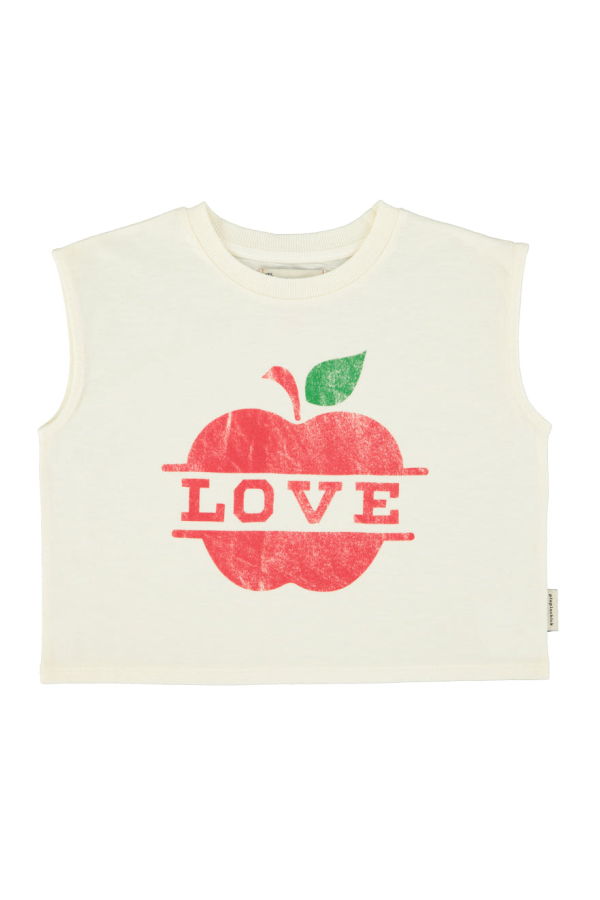 KIDS Piupiuchick Sleeveless T-Shirt - Ecru