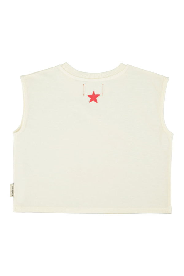 KIDS Piupiuchick Sleeveless T-Shirt - Ecru